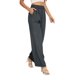 thumbnail image 5 of Pantalones anchos FUNYYZO pantalones de negocios de cintura alta para mujer, 5 of 6