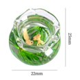 thumbnail image 3 of en miniatura de cristal, dorada, pequeña, accesorios de , acuario de escritorio para decoración de Amarillo Hugo Cuenco en miniatura, 3 of 9