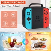 Inadays School Backpack Bookbag 3 Set Elementary Middle School Age 6-18 Boyish Gamer Backpack