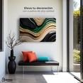 thumbnail image 3 of Cuadro Decorativo Canvas Abstracto Río Abstracto Jade 90x60 Canvas Revolution, 3 of 3