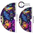 thumbnail image 3 of GZHJMY Mardi Gras Christmas Tree Skirt, Tree Skirt for Holiday Party Home Christmas Day Ornaments, 47.2", 3 of 6