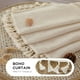 thumbnail image 4 of Cortinas Joydeco de Lino Boho 2 Paneles 132x183 cm Semitransparentes, 4 of 8