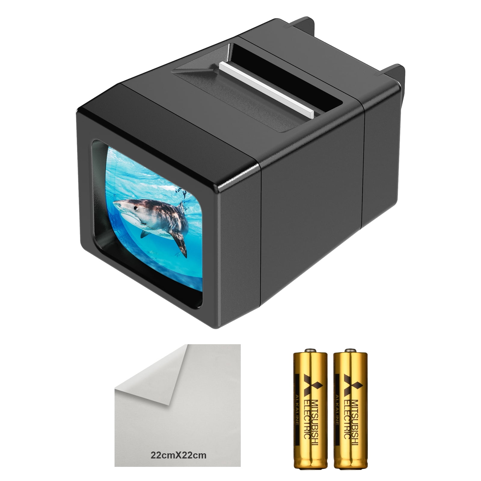 Rybozen LED Lighted Illuminated 35mm Slide Viewer(2AA Batteries