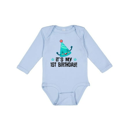 

Inktastic 1st Birthday 1 Year Old Outfit Gift Baby Boy or Baby Girl Long Sleeve Bodysuit