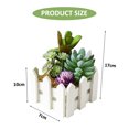thumbnail image 2 of Combinación de suculentas en maceta, adornos pequeños de moda creativos, plantas verdes artificiales, 2 uds., 2 of 5