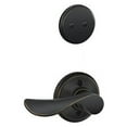 thumbnail image 5 of Schlage F94CHP620LH Antique Pewter Champagne Champagne Dummy Lever Interior Pack with Deadbolt Trim for Left Handed Doors F94-CHP-LH, 5 of 6
