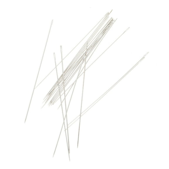 20Pcs Stainless Steel Beading Embroidery Sewing Needles for DIY Handmade Projects