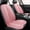Pink, variant on Bxaolu Car Seat Cushion and Back Support | Seat Cushion Pad and Upper Lower Thoracic Pillow for Car, Office Chair (Black)