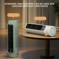 thumbnail image 2 of 2024 Portable Cooling Tower Fan, USB Rechargeable Tower Air Cooler 3 Speeds Bladeless Fan for Home Office, 2 of 5