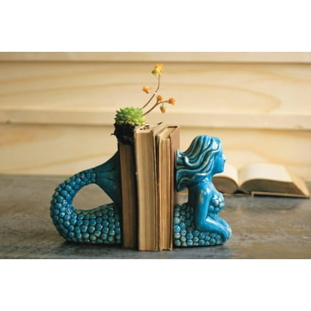 GwG Outlet Ceramic Mermaid Bookends CPH2470