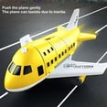 thumbnail image 5 of Gallickan Airplane Toys for 3 4 5 6 Years Old, Transport Cargo Airplane Car Toy Play Set for 3+ Years Old Boys Toddler, Airplane Toys for Toddlers, Plane Toys for Birthday, Yellow, 5 of 6