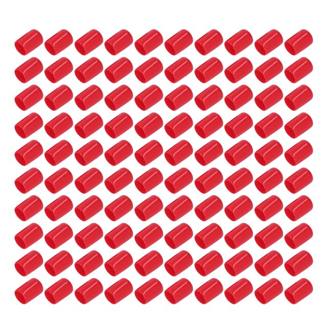 Thread Protector, PVC Round Flexible 100Pcs End For Joint 10mm,12mm,15mm,18mm