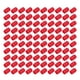 thumbnail image 1 of Tapa de extremo roja, tapa de extremo de 100 piezas Tapa de rosca de tornillo Tapa de extremo adaptada para la perfección, 1 of 12