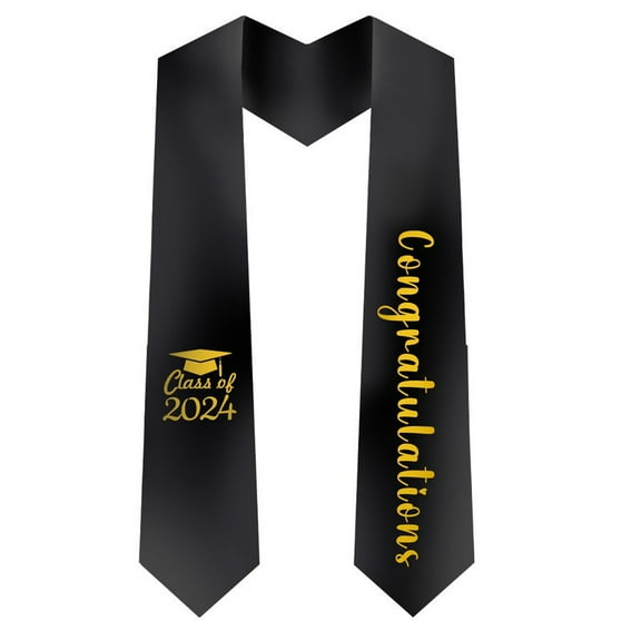 Graduation Stole Sash Unisex Class of 2025 Graduation Stole