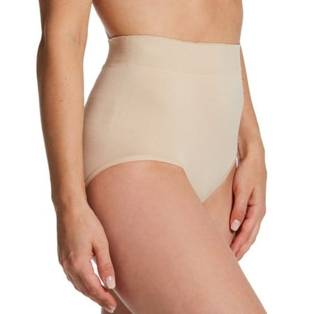 

Women s Vanity Fair 13218 No Pinch No Show Seamless Brief Panty (Damask Neutral 7)