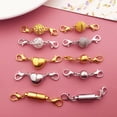 thumbnail image 4 of 10 Piezas de Broches de y Plata Broches de Bloqueo de Joyería y Cierres Conector de Broche de Langosta para DIY BLESIY Broche de joyería, 4 of 8