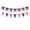 C, variant on Diceymbol Patriotic Red Blue Circle Garland Hanging Banner for 4th of July Independence Day Party Home Decor 9.84 ft