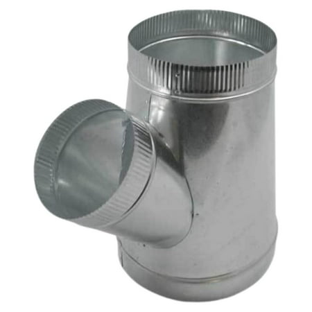 

6 x 6 x 4 Duct Wye Branch HVAC Ductwork Duct Fittings - Galvanized Sheet Metal Duct Connector Airflow and Ventilation & Fully Adjustable Vent