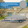 thumbnail image 4 of iCOVER Trailerable Boat Cover, 300D Waterproof Heavy Duty Marine Grade Canvas 12ft-14ft Long and 68" Wide, 4 of 5