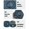 thumbnail image 7 of CIYISON 4inch Subwoofer Speakers, 40W High Sensitivity Lowbass Sound for Quality Sound, 7 of 7