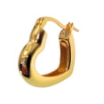 thumbnail image 2 of 14K Gold Plating Heart Hoop Earrings for Women Small Heart Big Heart Shaped Huggie Hypoallergenic Cartilage Huggies Earings for Jewelry Gifts 2 Pairs, 2 of 9