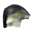 thumbnail image 2 of Máscara de cabeza perfecl Juguete suave Accesorio de cosplay Negro, 2 of 8