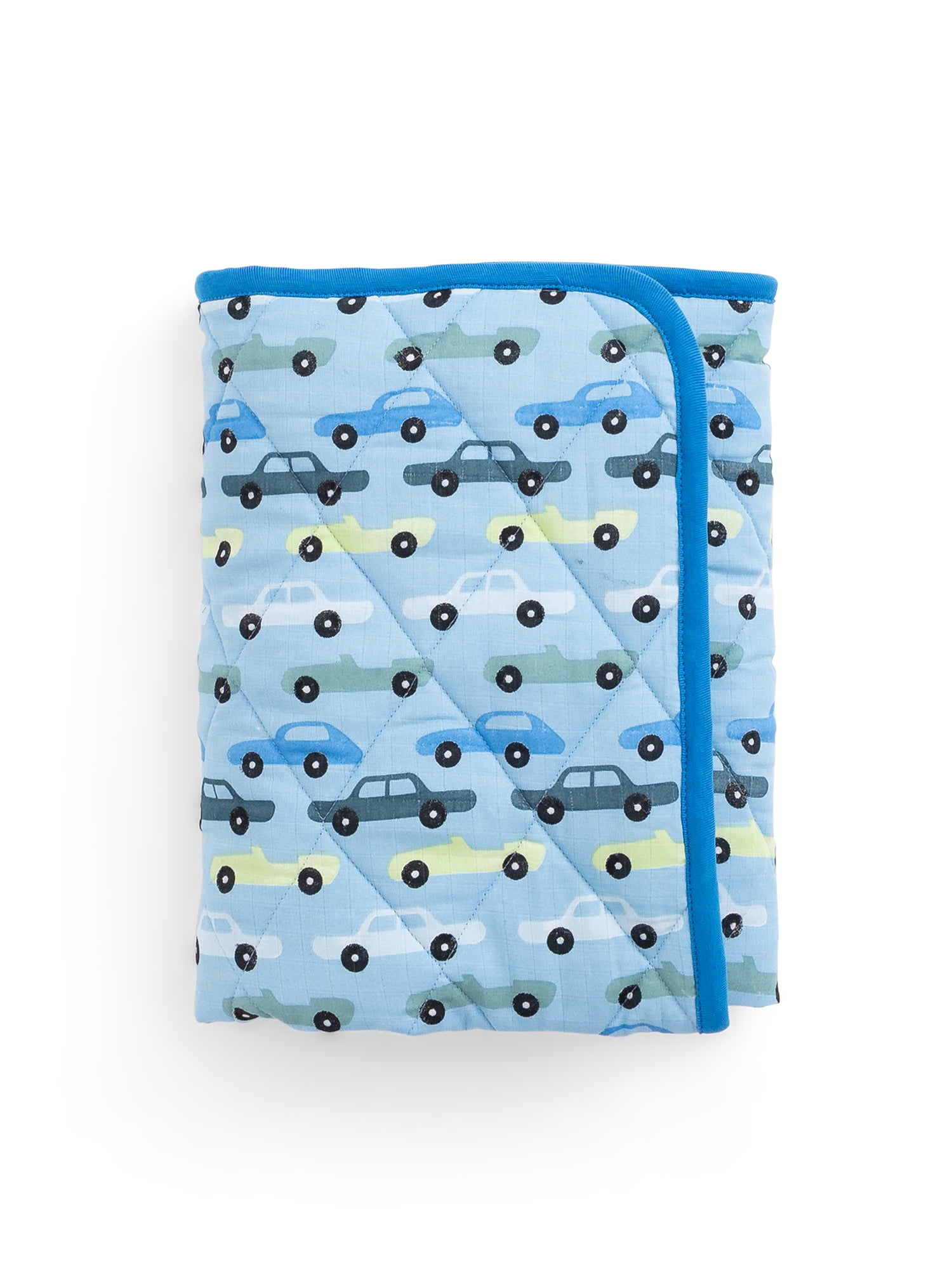 Monica + Andy Organic Cotton Muslin Toddler Throw Blanket, Soft Quilted Cotton Blanket, 30 x 40 Inch