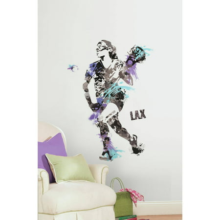 Women's Lacrosse Champion Peel and Stick Giant Wall