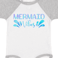 thumbnail image 4 of Inktastic Mermaid Vibes Text in Blues Boys or Girls Baby Bodysuit, 4 of 5