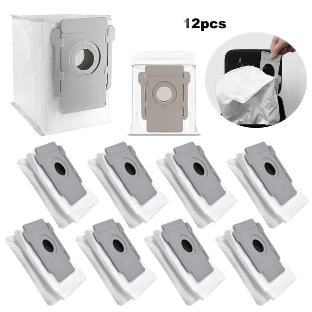 Bolsa de basura ZHCH de repuesto para barredora compatible con i7/E5/e6 s9+ 12 piezas