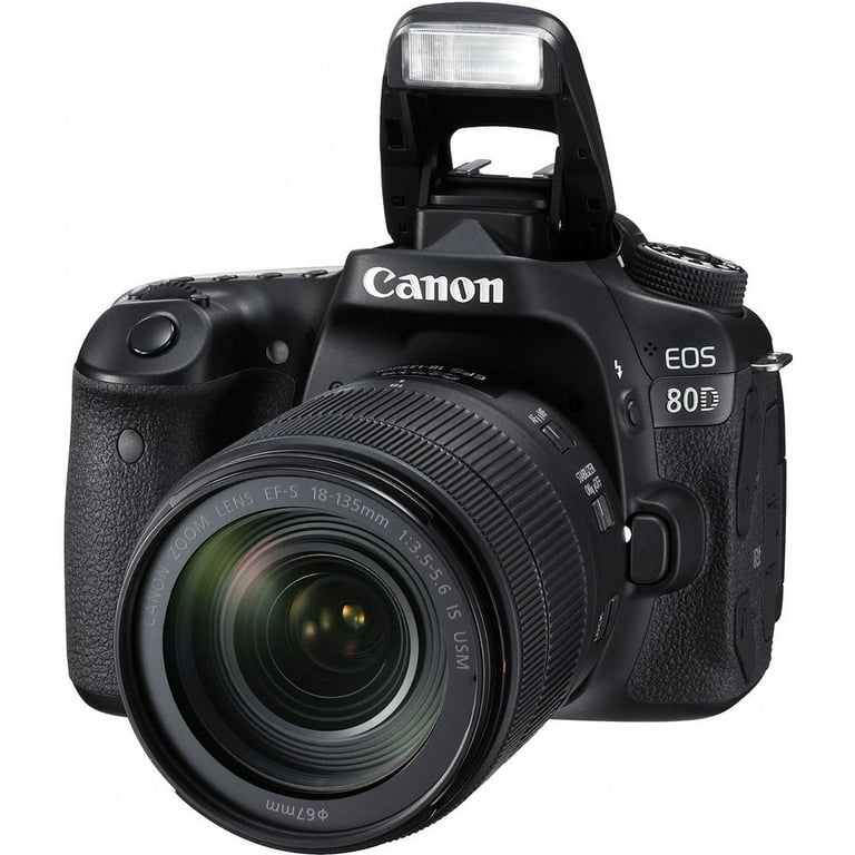Canon EOS 80D DSLR Camera with 18-135mm Lens - Walmart.com