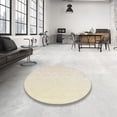 thumbnail image 3 of Ahgly Company Indoor Rectangle Mid-Century Modern Light Gold Gold Solid Area Rugs, 2' x 4', 3 of 6