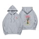 thumbnail image 2 of Gift Giving Sudadera con capucha Lux de gran tamaño para mujer, 2024 Gift Giving Sudadera con capucha para mujer 2024 Linda sudadera preppy Manga larga con cordón Tops Gris claro S, 2 of 3