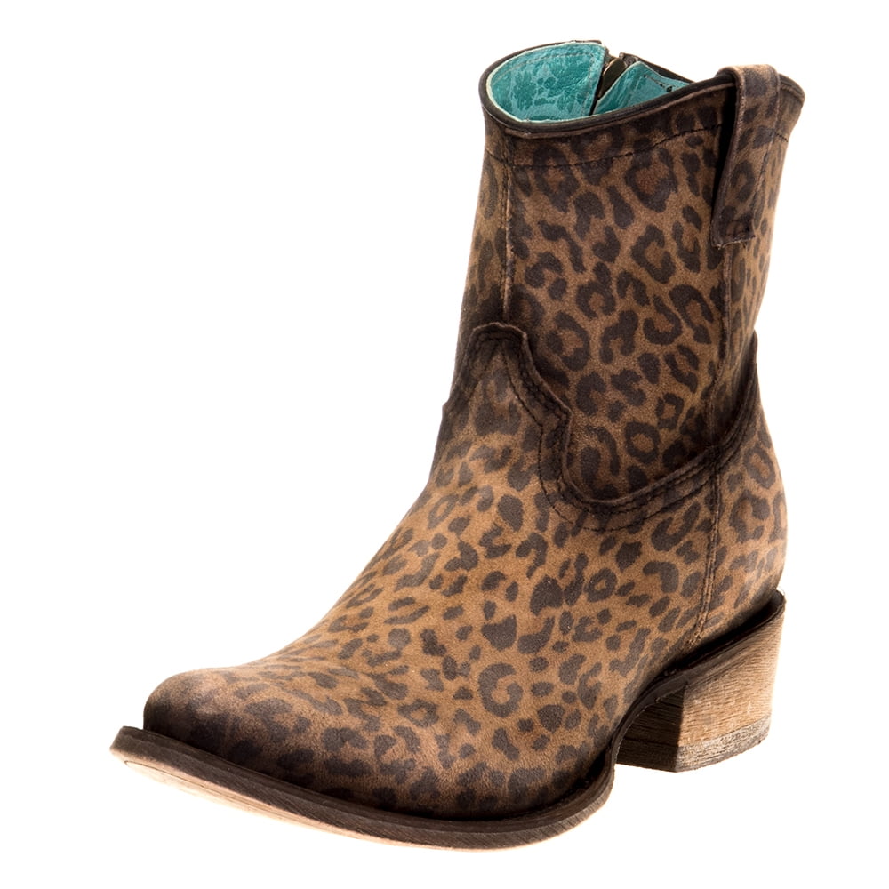 Corral Boots - Corral Boot Company Womens Print Round Toe Bootie ...