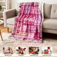 thumbnail image 7 of Godance Mother's Day Gift Blanket for Mom from Daughter Son, 50x60 Inch Soft Flannel Throw Blanket - Romantic Anniversary Blanket for Couch & Bedroom - I Love You Mom Present for Her, Wife (M-Pink), 7 of 7
