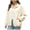 Beige, variant on Odeerbi Jackets for Women Outerwear Solid Color Button Recreational 2025 Long Sleeve Lapel Coat Tops Brown