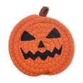 thumbnail image 2 of Halloween Table Mat Macrame Pumpkin Trivet Heat Resistant Absorbent Cotton Cup Pad for Fall Thanksgiving Coffee Table Decor by MPOISVA, 2 of 6