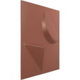 thumbnail image 2 of Ekena Millwork 11 7/8"W x 11 7/8"H Apollo EnduraWall Decorative 3D Wall Panel, Universal Pearl Metallic Champagne Pink (12-Pack for 11.76 Sq. Ft.), 2 of 5