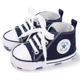 thumbnail image 1 of Fortune Baby Patchwork Canvas Shoes Anti-Slip Sole Flat Sneakers First Walkers, 1 of 2