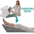 thumbnail image 3 of Juego de almohadas ortopédicas en forma de cuña Bedluxe, cabecero Bedluxe, 3 unidades, 3 of 9