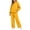 Yellow #8, variant on Evdexr Women Sweatsuits 2 Piece Sets Drop Shoulder Long Sleeve Hoodie & Pants Tracksuits with Pockets Fall 2026 Wide Leg High Waisted Casual Outfits 2XL
