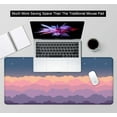 thumbnail image 2 of Cute Clouds Purple Desk Mat, Kawaii Large Gaming Mouse Pad, Gift for Gamer Girls, Beautiful Full Desk Mouse Pad, Extended Mouse Pad, XXL Mousepad- 35.4 x 15.7 Inch, 2 of 6