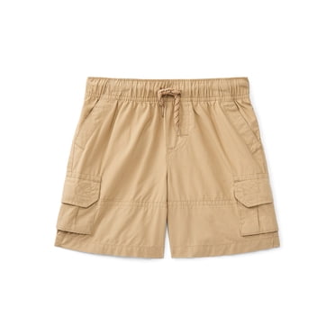 Wonder Nation Boys Soft Cargo Shorts, Sizes XS-XXL & Husky