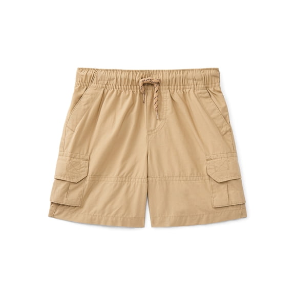Wonder Nation Boys Soft Cargo Shorts, Sizes XS-XXL & Husky