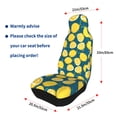 thumbnail image 6 of Haiem Lemon Printed Car Seat Covers Set of 2, Universal Fit Car Seat Covers,Protective Seat Covers,Comfortable Car Seat Covers, Easy Installation Seat Covers, Vehicle Seat Covers, 6 of 9