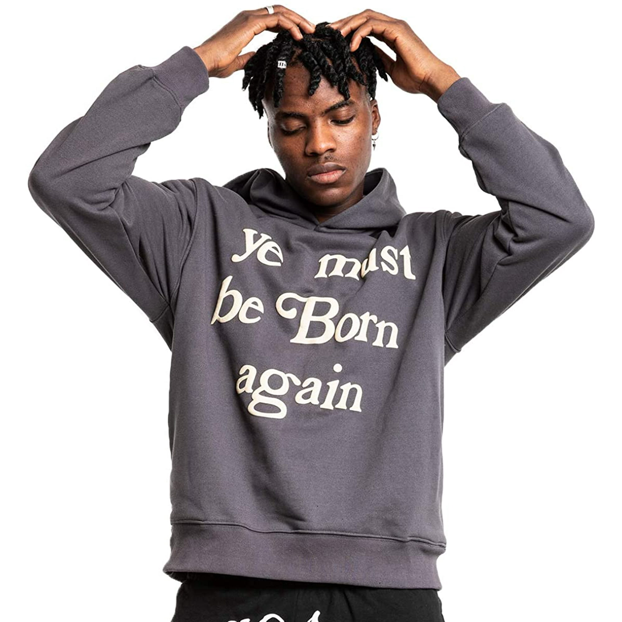 Kanye CPFM Ye Must Be Born Again Hoodie Hip Hop Sweatshirt Cotton