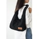 thumbnail image 4 of Women Corduroy Wide Shoulder Strap Hobo Bag Shoulder Bags Shopper Handbag Casual Underarm Bag Black, 4 of 5
