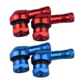 thumbnail image 1 of S SERENABLE Valves de Pneu de Moto Universelles Rouges CNC Couvre-Tige Pneu à Air 90, 1 of 9