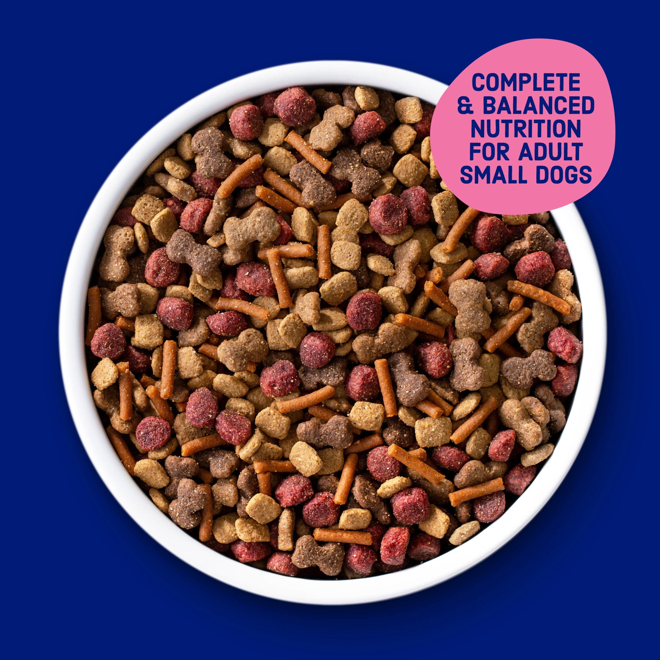 Kibbles 'n Bits Mini Bits Small Breed Dry Dog Food Savory Beef & Chicken, 3.5 lb. Bag