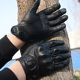 thumbnail image 5 of maskred Motorcycle Gloves Leather Windproof Warm Touch Screen Outdoor Sports Thermal Riding Cycling Skating Running Mittens XXL, 5 of 5